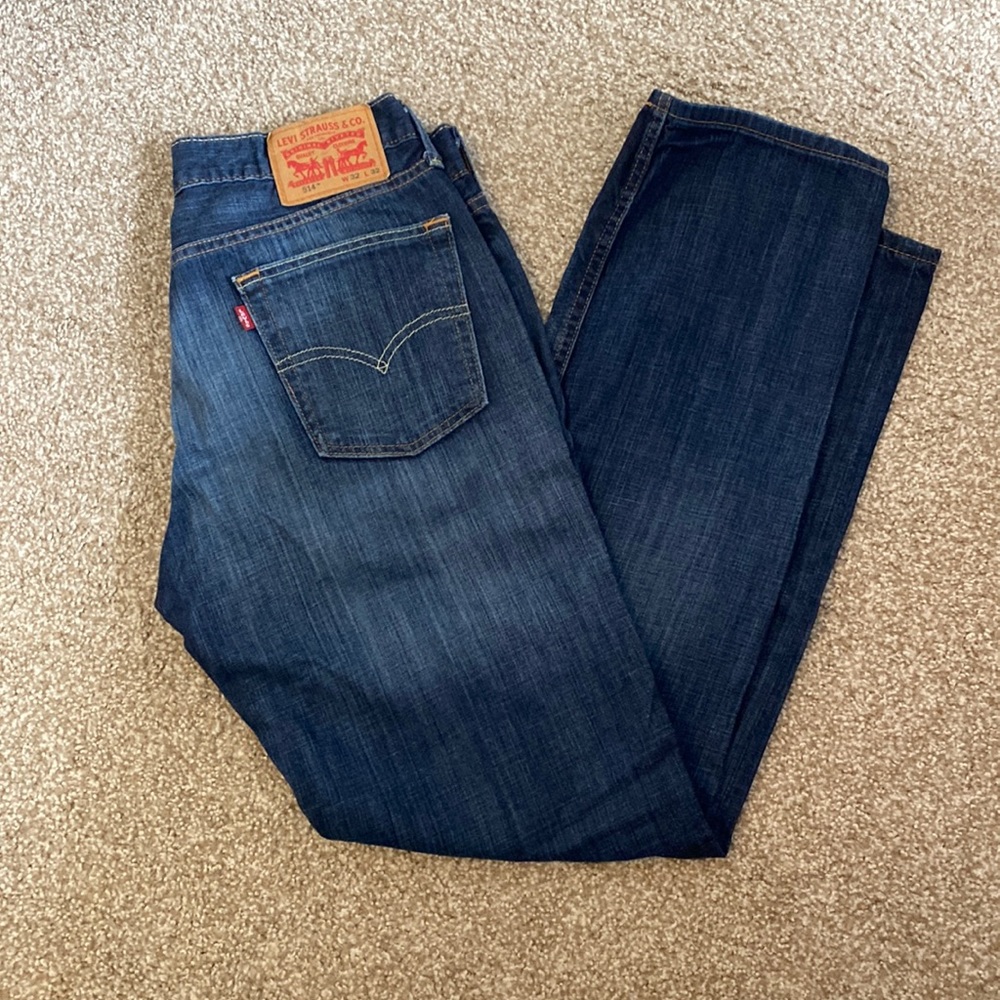 Levi's 514 - Straight Fit - 32/32 - Dark Wash